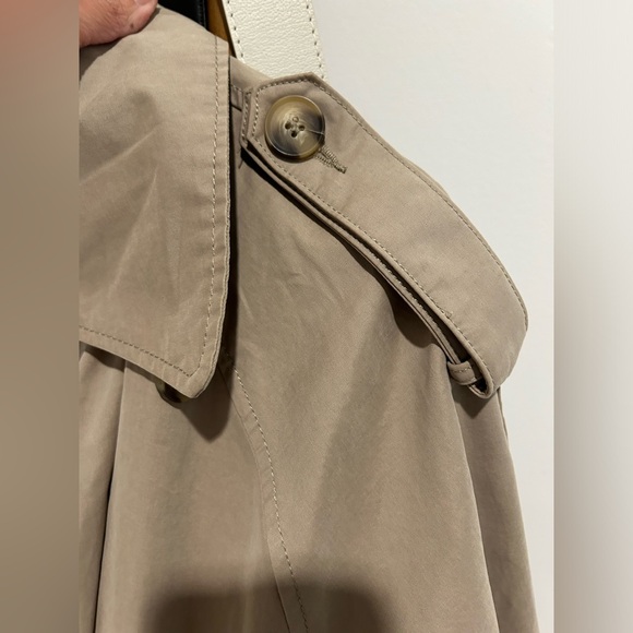 Zara Green Khaki Trench XS EUC - Picture 7 of 8